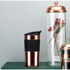 Термокружка дорожная TRAVEL MUG медный. 0,35 л Bodum