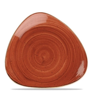 Тарелка треугольная 26,5см STONECAST Spiced Orange
