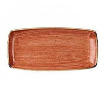 Блюдо прямоугольное 29,5x15см STONECAST Spiced Orange