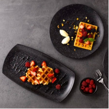Блюдо 36х19см MENU SHADES Caldera Ash Black