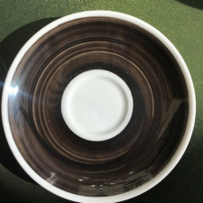 Блюдце cappuccino, cappuccino large 14,5 см Black Ancap