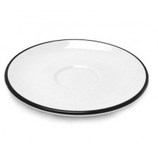 Блюдце espresso 12 см Pennellessa Black rims Ancap