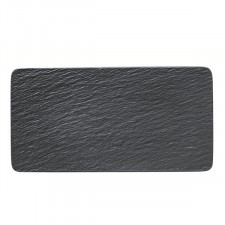Тарелка прямоугольная 35*18,The Rock Black (10-4239-2281)V&B