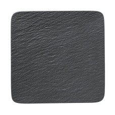 Тарелка квадратная 32x32см The Rock Black(10-4239-2680) V&B Тарелка квадратная 32x32см The Rock Black(10-4239-2680) V&B