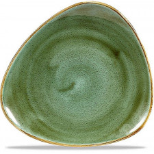 Тарелка треугольная 19,2см Stonecast Samphire Green  Churchill ПОД ЗАКАЗ упаковка-12шт