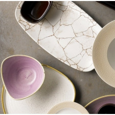 Блюдо прямоугольное 29.8x15.3cm Studio Prints Kintsugi Agate Grey Churchill ПОД ЗАКАЗ упаковка-12шт