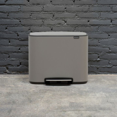 Бак для мусора с педалью Bo Pedal Bin,  3 x 11 л ;  54см*44см*h37