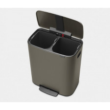 Бак для мусора с педалью Bo Pedal Bin 2х30 л  54*36.5*h65,5