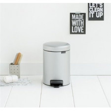Бак для мусора NewIcon Pedal Bin 3 л d-235 h 27, ведро-пластик