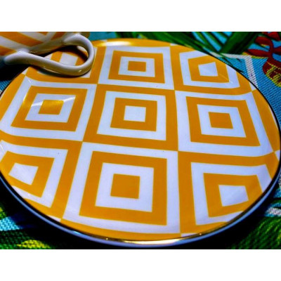 MOROCCO YELLOW Тарелка 28см