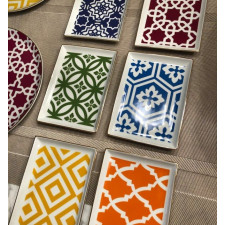 MOROCCO BLUE  Блюдо 18*13см