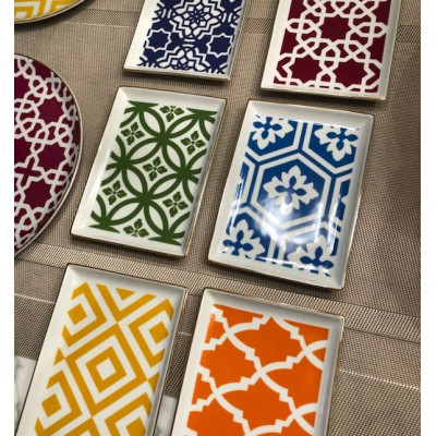 MOROCCO BLUE  Блюдо 18*13см