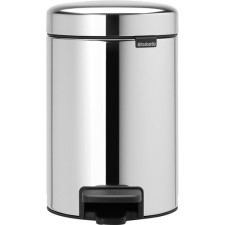 Бак для мусора NewIcon Pedal Bin 3 л d-235 h 27, ведро-пластик
