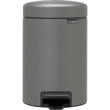 Бак для мусора NewIcon Pedal Bin 3 л d-235 h 27, ведро-пластик