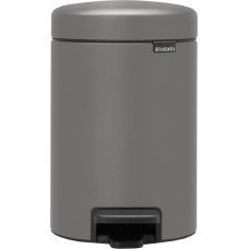 Бак для мусора NewIcon Pedal Bin 3 л d-235 h 27, ведро-пластик