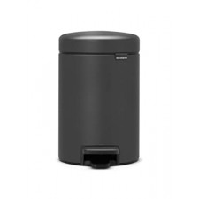 Бак для мусора NewIcon Pedal Bin 3 л d-235 h 27, ведро-пластик