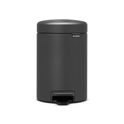 Бак для мусора NewIcon Pedal Bin 3 л d-235 h 27, ведро-пластик