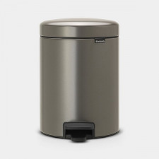 Бак для мусора NewIcon Pedal Bin 5 л , d.27 h 29, ведро-пластик