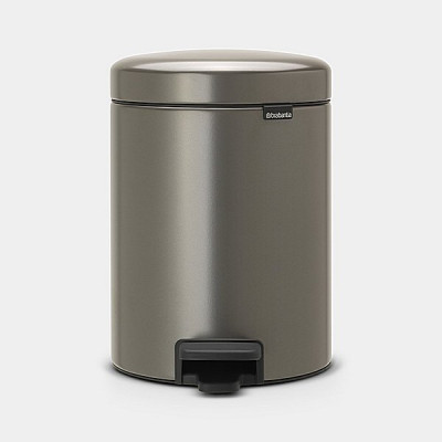 Бак для мусора NewIcon Pedal Bin 5 л , d.27 h 29, ведро-пластик