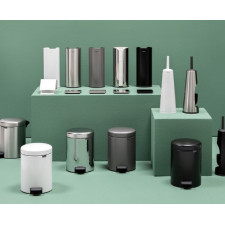 Бак для мусора NewIcon Pedal Bin 5 л , d.27 h 29, ведро-пластик