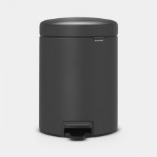 Бак для мусора NewIcon Pedal Bin 5 л , d.27 h 29, ведро-пластик