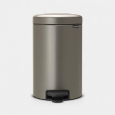 Бак для мусора NewIcon Pedal Bin,12 л  ведро-пластик d 33,2см, h 41,2см