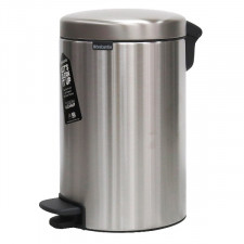 Бак для мусора NewIcon Pedal Bin,12 л  ведро-пластик d 33,2см, h 41,2см