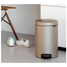 Бак для мусора NewIcon Pedal Bin,12 л  ведро-пластик d 33,2см, h 41,2см