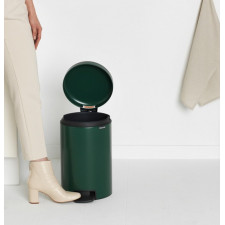 Бак для мусора NewIcon Pedal Bin,12 л  ведро-пластик d 33,2см, h 41,2см