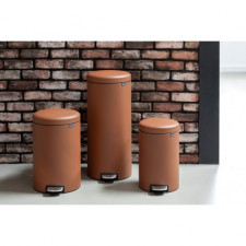 Бак для мусора NewIcon Pedal Bin,12 л  ведро-пластик d 33,2см, h 41,2см