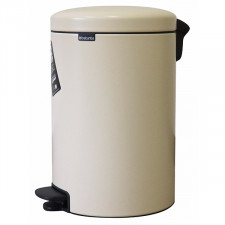 Бак для мусора NewIcon Pedal Bin 20 л. Пластиковое ведро, d43 h 41