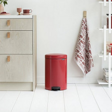 Бак для мусора NewIcon Pedal Bin 20 л. Пластиковое ведро, d43 h 41