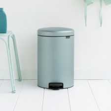 Бак для мусора NewIcon Pedal Bin 20 л. Пластиковое ведро, d43 h 41