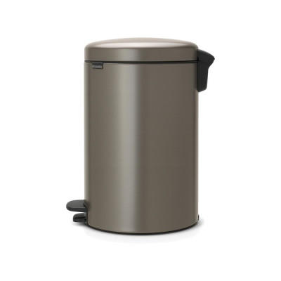 Бак для мусора NewIcon Pedal Bin 20 л. Пластиковое ведро, d43 h 41