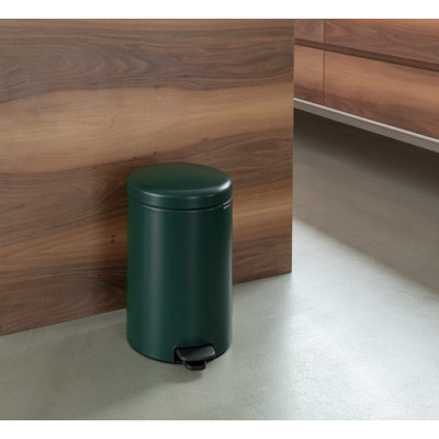 Бак для мусора NewIcon Pedal Bin 20 л. Пластиковое ведро, d43 h 41