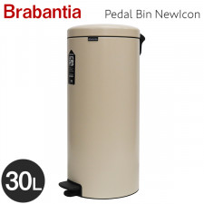 Бак для мусора NewIcon Pedal Bin с педалью 30 л, d38* h68, ведро-пластик