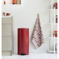 Бак для мусора NewIcon Pedal Bin с педалью 30 л, d38* h68, ведро-пластик