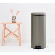 Бак для мусора NewIcon Pedal Bin с педалью 30 л, d38* h68, ведро-пластик
