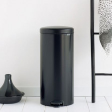 Бак для мусора NewIcon Pedal Bin с педалью 30 л, d38* h68, ведро-пластик