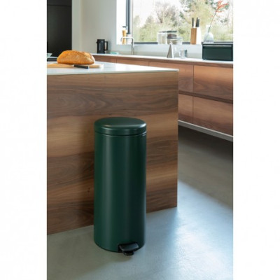 Бак для мусора NewIcon Pedal Bin с педалью 30 л, d38* h68, ведро-пластик