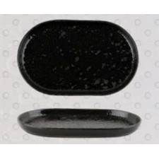 Блюдо овальное 180 см"Black Moss Alumilite" 