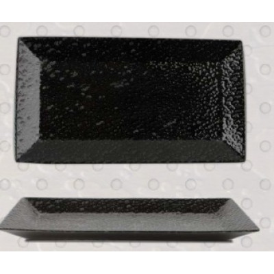 Блюдо прямоугольное 320 мм"Black Moss Alumilite"  