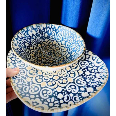 Пиала 18x16,5 H-5,5 см , 480мл,ALHAMBRA,Португалия