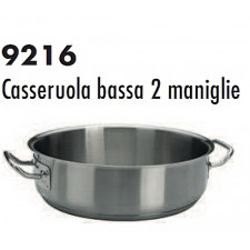 Кастрюля из нерж.стали/индукция низкая 28*9 см,  серия 9216 Ballarini Италия