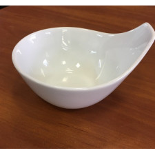 Пиала белая12х8 см BOWLS