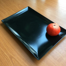 Блюдо прямокутне чорне 30х20см MING