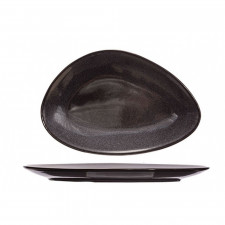 Тарелка мелкая треугольная 33 х 22,5 см BLACK GRANITE, COSY TRENDY