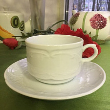 Чашка с блюдцем FLORA 230мл