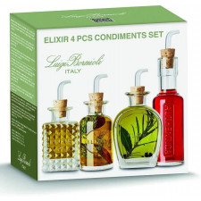 Набор для масла/уксуса Mixology 4пр.(Бутылка Elixir N.1,2,3,  бутылка с дозатором 0,5л)   Luigi Borm