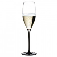 Бокал BLACK TIE  для шампанского Vintage ChampagneGlass 4100/28, 0,33л.,черное основание,подарочная
